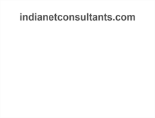 Tablet Screenshot of indianetconsultants.com